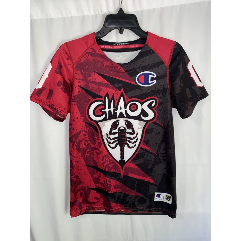 Champion PLL Chaos Jersey Mens Small Blaze Riorden #0 Premier Lacrosse League